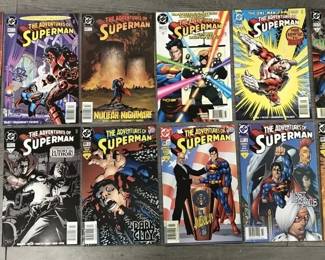 Minimum of $250 to purchase.  There is no cherry picking. I would like to sell all as one lot for:

25 bins and all loose lots.     $7000

25 bins only. No loose lots.   $4500

20 bins and No loose lots.     $3750

15 bins No loose lots.             $2800

Choice of 20 or less depending on what remains 

10 bins No loose lots.            $1900

Choice of 15 or less depending on remains

5 bins No loose lots.           $1000

Choice of 10 or less depending on what remains.

1 bin. No loose lots             $250

Choice of 3 or less depending on what remains 

LOTS INDIVIDUALY SOLD.

75 TO 150 COMICS PER LOT except Red Sonja only has 25 Original comics 

GROO LOT.             $500

10 -50 cent lot.      $500

RED SONJA LOT   $500  

Fantastic Four.      $250

Iron Man lot.          $250

Star wars lot.         $250

Spiderman lot.      $350  

Superman lot.       $350 

Xcaliber lot.           $250

Xmen lot.               $250

Wolverine lot.        $250