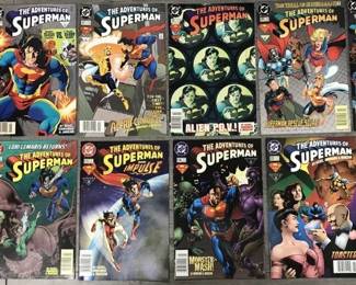 Minimum of $250 to purchase.  There is no cherry picking. I would like to sell all as one lot for:

25 bins and all loose lots.     $7000

25 bins only. No loose lots.   $4500

20 bins and No loose lots.     $3750

15 bins No loose lots.             $2800

Choice of 20 or less depending on what remains 

10 bins No loose lots.            $1900

Choice of 15 or less depending on remains

5 bins No loose lots.           $1000

Choice of 10 or less depending on what remains.

1 bin. No loose lots             $250

Choice of 3 or less depending on what remains 

LOTS INDIVIDUALY SOLD.

75 TO 150 COMICS PER LOT except Red Sonja only has 25 Original comics 

GROO LOT.             $500

10 -50 cent lot.      $500

RED SONJA LOT   $500  

Fantastic Four.      $250

Iron Man lot.          $250

Star wars lot.         $250

Spiderman lot.      $350  

Superman lot.       $350 

Xcaliber lot.           $250

Xmen lot.               $250

Wolverine lot.        $250