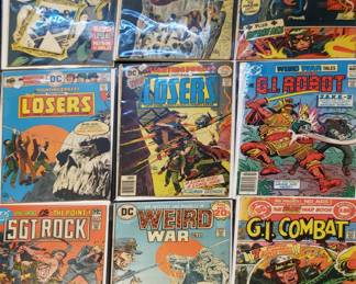 Minimum of $250 to purchase.  There is no cherry picking. I would like to sell all as one lot for:

25 bins and all loose lots.     $7000

25 bins only. No loose lots.   $4500

20 bins and No loose lots.     $3750

15 bins No loose lots.             $2800

Choice of 20 or less depending on what remains 

10 bins No loose lots.            $1900

Choice of 15 or less depending on remains

5 bins No loose lots.           $1000

Choice of 10 or less depending on what remains.

1 bin. No loose lots             $250

Choice of 3 or less depending on what remains 

LOTS INDIVIDUALY SOLD.

75 TO 150 COMICS PER LOT except Red Sonja only has 25 Original comics 

GROO LOT.             $500

10 -50 cent lot.      $500

RED SONJA LOT   $500  

Fantastic Four.      $250

Iron Man lot.          $250

Star wars lot.         $250

Spiderman lot.      $350  

Superman lot.       $350 

Xcaliber lot.           $250

Xmen lot.               $250

Wolverine lot.        $250