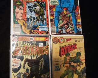 Minimum of $250 to purchase.  There is no cherry picking. I would like to sell all as one lot for:

25 bins and all loose lots.     $7000

25 bins only. No loose lots.   $4500

20 bins and No loose lots.     $3750

15 bins No loose lots.             $2800

Choice of 20 or less depending on what remains 

10 bins No loose lots.            $1900

Choice of 15 or less depending on remains

5 bins No loose lots.           $1000

Choice of 10 or less depending on what remains.

1 bin. No loose lots             $250

Choice of 3 or less depending on what remains 

LOTS INDIVIDUALY SOLD.

75 TO 150 COMICS PER LOT except Red Sonja only has 25 Original comics 

GROO LOT.             $500

10 -50 cent lot.      $500

RED SONJA LOT   $500  

Fantastic Four.      $250

Iron Man lot.          $250

Star wars lot.         $250

Spiderman lot.      $350  

Superman lot.       $350 

Xcaliber lot.           $250

Xmen lot.               $250

Wolverine lot.        $250