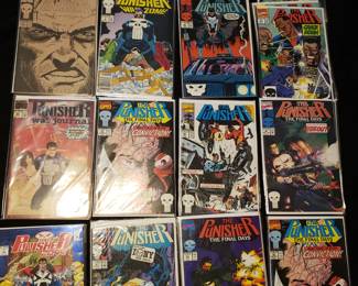 Minimum of $250 to purchase.  There is no cherry picking. I would like to sell all as one lot for:

25 bins and all loose lots.     $7000

25 bins only. No loose lots.   $4500

20 bins and No loose lots.     $3750

15 bins No loose lots.             $2800

Choice of 20 or less depending on what remains 

10 bins No loose lots.            $1900

Choice of 15 or less depending on remains

5 bins No loose lots.           $1000

Choice of 10 or less depending on what remains.

1 bin. No loose lots             $250

Choice of 3 or less depending on what remains 

LOTS INDIVIDUALY SOLD.

75 TO 150 COMICS PER LOT except Red Sonja only has 25 Original comics 

GROO LOT.             $500

10 -50 cent lot.      $500

RED SONJA LOT   $500  

Fantastic Four.      $250

Iron Man lot.          $250

Star wars lot.         $250

Spiderman lot.      $350  

Superman lot.       $350 

Xcaliber lot.           $250

Xmen lot.               $250

Wolverine lot.        $250