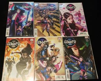 Minimum of $250 to purchase.  There is no cherry picking. I would like to sell all as one lot for:

25 bins and all loose lots.     $7000

25 bins only. No loose lots.   $4500

20 bins and No loose lots.     $3750

15 bins No loose lots.             $2800

Choice of 20 or less depending on what remains 

10 bins No loose lots.            $1900

Choice of 15 or less depending on remains

5 bins No loose lots.           $1000

Choice of 10 or less depending on what remains.

1 bin. No loose lots             $250

Choice of 3 or less depending on what remains 

LOTS INDIVIDUALY SOLD.

75 TO 150 COMICS PER LOT except Red Sonja only has 25 Original comics 

GROO LOT.             $500

10 -50 cent lot.      $500

RED SONJA LOT   $500  

Fantastic Four.      $250

Iron Man lot.          $250

Star wars lot.         $250

Spiderman lot.      $350  

Superman lot.       $350 

Xcaliber lot.           $250

Xmen lot.               $250

Wolverine lot.        $250