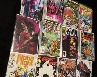 Minimum of $250 to purchase.  There is no cherry picking. I would like to sell all as one lot for:

25 bins and all loose lots.     $7000

25 bins only. No loose lots.   $4500

20 bins and No loose lots.     $3750

15 bins No loose lots.             $2800

Choice of 20 or less depending on what remains 

10 bins No loose lots.            $1900

Choice of 15 or less depending on remains

5 bins No loose lots.           $1000

Choice of 10 or less depending on what remains.

1 bin. No loose lots             $250

Choice of 3 or less depending on what remains 

LOTS INDIVIDUALY SOLD.

75 TO 150 COMICS PER LOT except Red Sonja only has 25 Original comics 

GROO LOT.             $500

10 -50 cent lot.      $500

RED SONJA LOT   $500  

Fantastic Four.      $250

Iron Man lot.          $250

Star wars lot.         $250

Spiderman lot.      $350  

Superman lot.       $350 

Xcaliber lot.           $250

Xmen lot.               $250

Wolverine lot.        $250