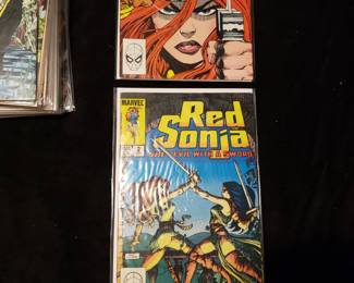 Minimum of $250 to purchase.  There is no cherry picking. I would like to sell all as one lot for:

25 bins and all loose lots.     $7000

25 bins only. No loose lots.   $4500

20 bins and No loose lots.     $3750

15 bins No loose lots.             $2800

Choice of 20 or less depending on what remains 

10 bins No loose lots.            $1900

Choice of 15 or less depending on remains

5 bins No loose lots.           $1000

Choice of 10 or less depending on what remains.

1 bin. No loose lots             $250

Choice of 3 or less depending on what remains 

LOTS INDIVIDUALY SOLD.

75 TO 150 COMICS PER LOT except Red Sonja only has 25 Original comics 

GROO LOT.             $500

10 -50 cent lot.      $500

RED SONJA LOT   $500  

Fantastic Four.      $250

Iron Man lot.          $250

Star wars lot.         $250

Spiderman lot.      $350  

Superman lot.       $350 

Xcaliber lot.           $250

Xmen lot.               $250

Wolverine lot.        $250