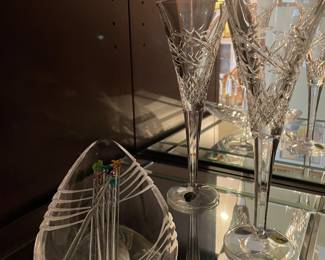 Waterford toasting glasses and more