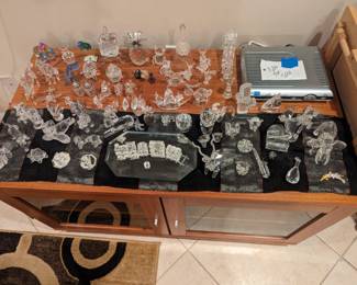 Swarofsky Crystal animals Large Collection including rare vintage pieces. 