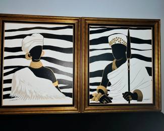 African Majestic CoupleArt 