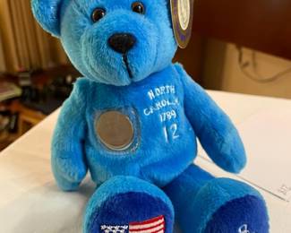 Beanie Baby Bear With Tag