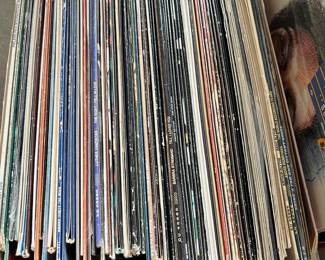 Box Of Vintage Vinyl Records