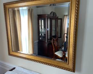 Carved Gold Wall Mirror