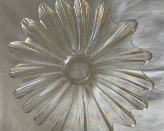 Glass Bowls, Candle Holders And Ash Trays