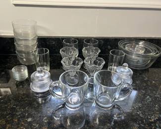 Glass Serving Set 26 Pieces 