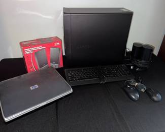 HP Laptop And Speaker Set 