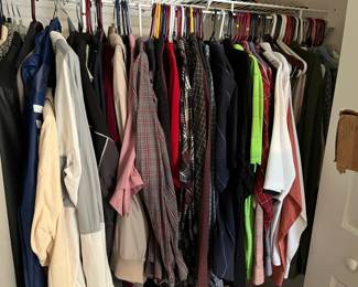 HUGE Lot Of Mens Designer Name Clothes  Accessories XL  2XL 