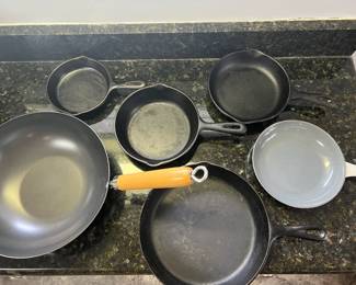 Le Creuset Cast Iron Skillets 
