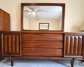 Mid Century Dresser With Mirror