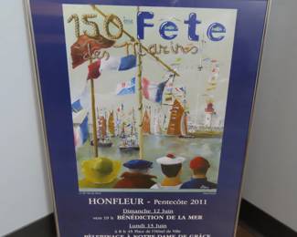 Framed Daniel Pilon Exhibition Poster