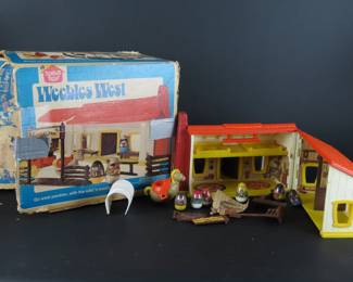 Vintage Romper Room Weebles West Play Set - See Description