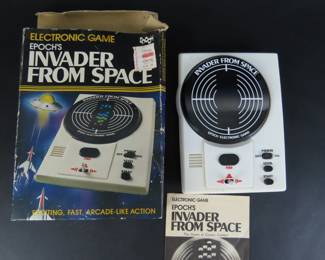 Vintage Epoch's "Invaders from Space" Electronic Game in Box
