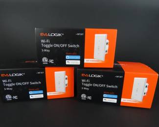 Lot of 3 New Eva Logik Wi-Fi Toggle On/Off Switch