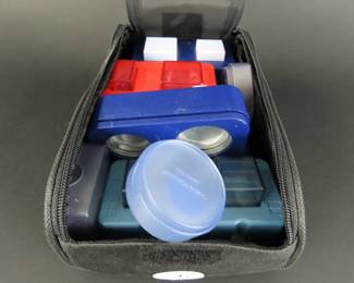 Collection of Creative Memories Punches in Carry Case