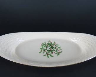 Vintage Lenox "Special" Christmas Oval Platter