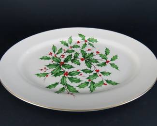 Vintage Lenox Large "Special" Christmas Oval Platter