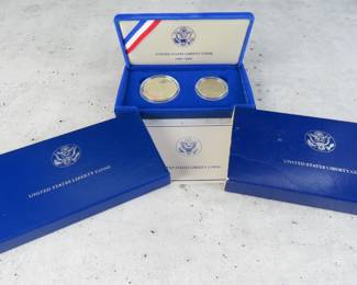 1986 Liberty Half and Dollar Uncirculated Coin Set