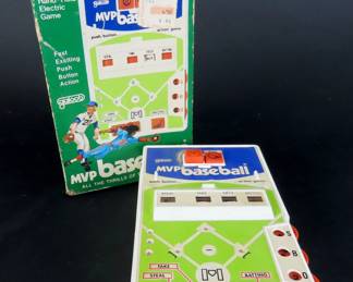 Vintage Galoob Hand Held Electric MVP Baseball Game in Original Box