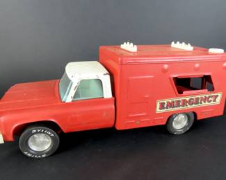 Vintage Pressed Metal Nylint Emergency Vehicle - Made in USA