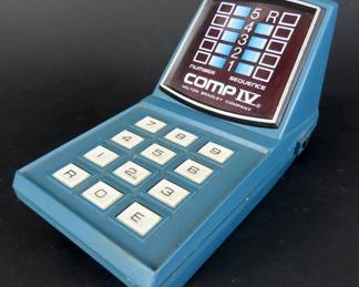 Vintage Milton Bradley Comp IV Electronic Matching Game with Manuals
