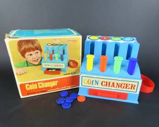 Vintage DacToy Stack & Sort Coin Changer