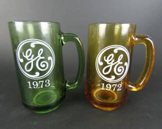 General Electric 1972 & 1973 GE Mugs