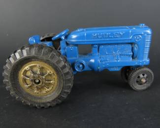 Vintage Hubley Die Cast Tractor Toy
