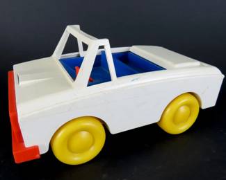 Vintage Plastic Hasbro Toy Car