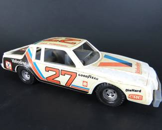 Vintage Plastic ERTL Valvoline Carl Yarborough #27 Race Car