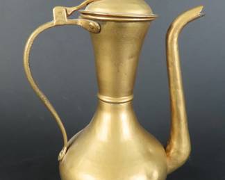 Unique Brass Tone Pitcher