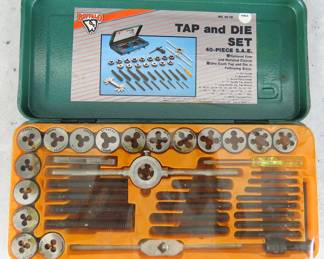 40 Piece Buffalo Tap & Die Set in Original Box