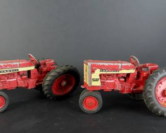 ot of 2 Metal Farmall 404 Tractors - Made in USA - See Description