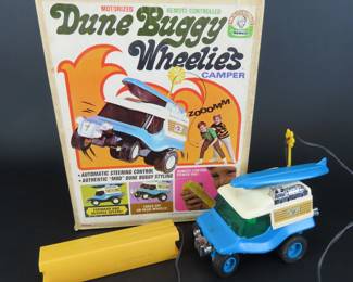 Vintage REMCO Dune Buggy Wheelies Camper Remote Controlled Car