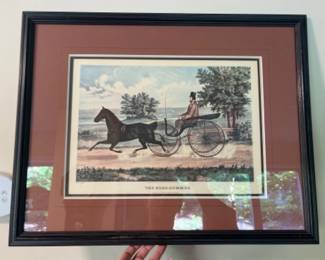 Currier & Ives Transportation Prints - The Road Summer 