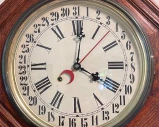 Vintage Heyden Trapani Regulator Calendar Wall Clock - STUNNING!
