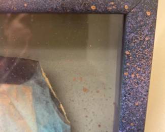 Ethereal 1988 Mixed Media Art 'From Behind the Veil' - Signed