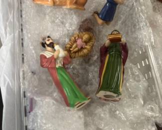 Hand Painted Nativity Figurines