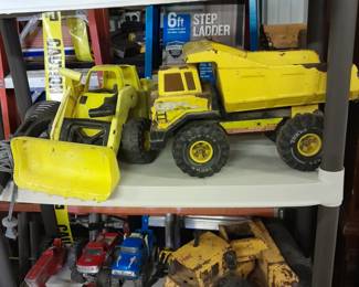 Vintage toy trucks
