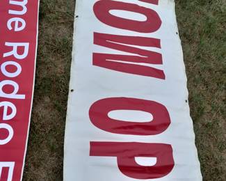 Lettered on both sides