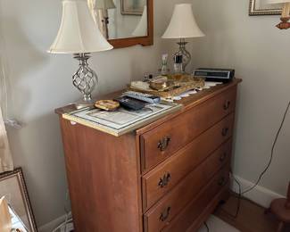 hard wood dresser