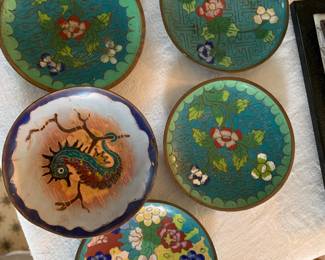 small enamel dishes