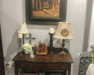 Quarter Sawn Oak Accent Table