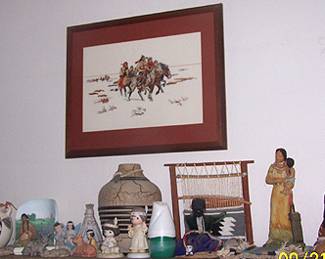Native American figurines, etc...
